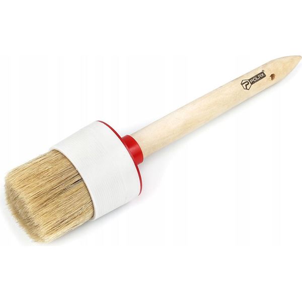 Pennello Rotondo Standard Setole Miste Manico In Legno 18/60 Mm Polax-image