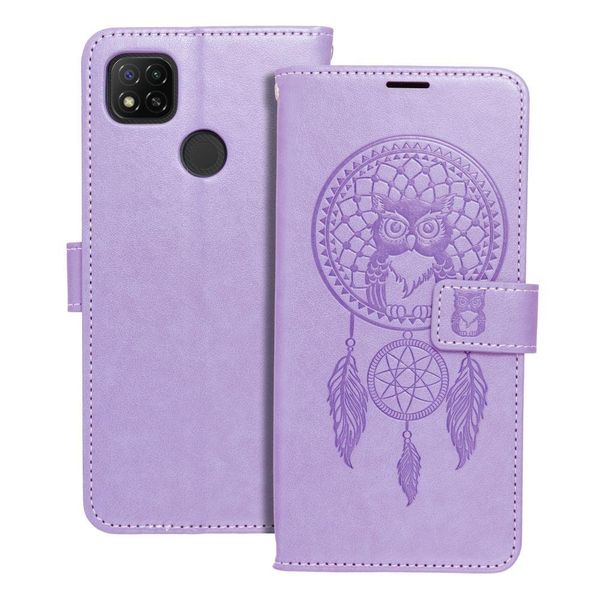 Mezzo Custodia A Libro Per Xiaomi Redmi 9C / 9C Nfc Acchiappasogni Viola 581292-image