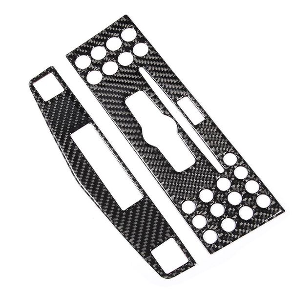 Rivestimento Del Pannello Di Navigazione Della Console Centrale, Rivestimento Del Pannello Della Console Centrale, Rivestimento Della Fibra Di Carbonio Dell'automobile, Rivestimento Dell'interno Dell'automobile, Accessori Di Stile Dell'automobile-image