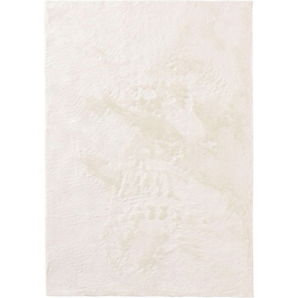 Tappeto In Pelliccia Crema 60X120 Cm Soggiorno Rettangolare Antiscivolo Lavabile Alto Pile Benuta Soffice Peluche Shaggy Morbido-image