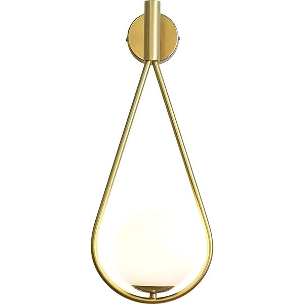 Lampada Da Parete Toolight G094-1W Gold White-image