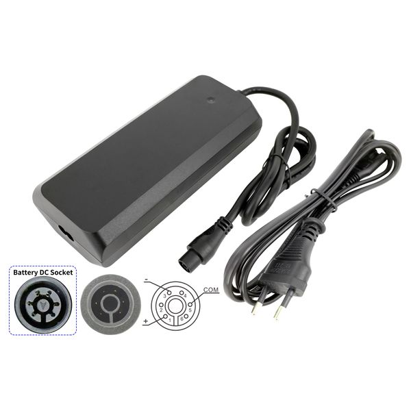 Caricabatterie Rapido Powersmart 54,6V/48V 3A Per Prophete (ZZ131304) Con Unità Aeg Con Spina Rotonda A 6 Pin-image