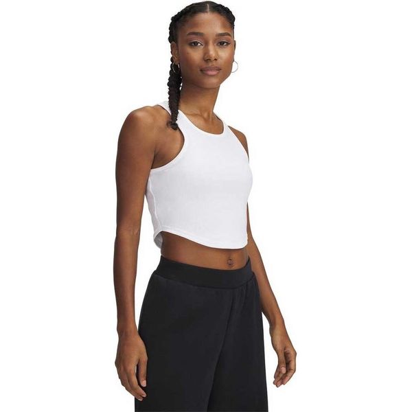 Under Armour Ua Rival Rib Tank - Bianco, Taglia:M-image