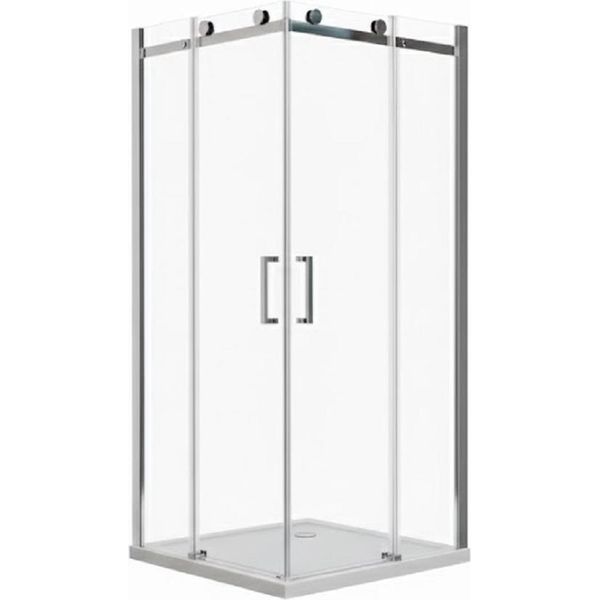 Glaswerk Westfalen - Lina Boxdoccia Angolare 80X80X195 Cm, Sistema Scorrevole, Piatto Doccia Incl.-image