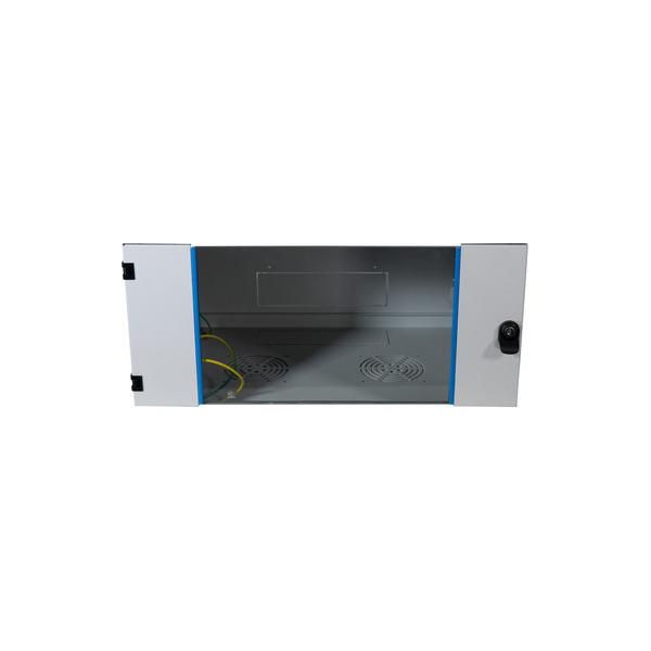 Sportello Frontale Per Distributore A Parete 9U, Vetro -- RAL7035-image