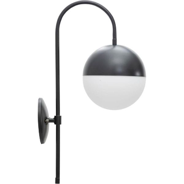 Mauro Ferretti Applique Darky Street E14 19X31X51 Cm Nero Bianco-image