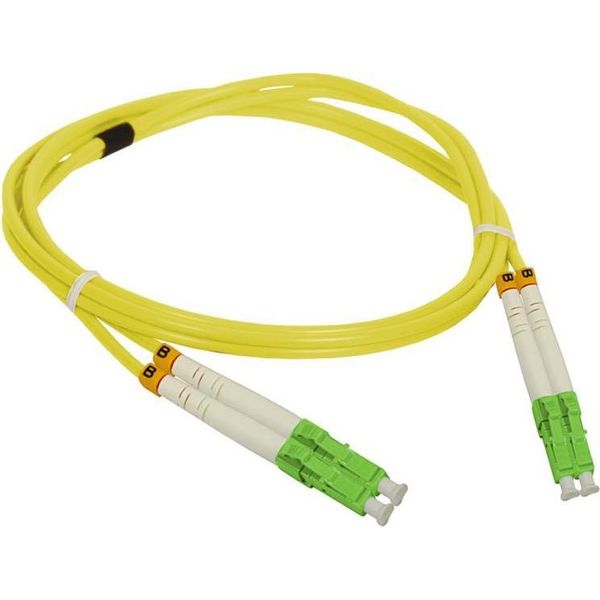 Alantec Sm Cavo Patch In Fibra Ottica LC/APC-LC/APC Duplex 9/125 3,0 M Giallo-image