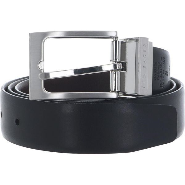 Ted Baker Cintura Karmer Reversible Leather Belt W90 Brn-Choc Marrone Scuro Nero-image