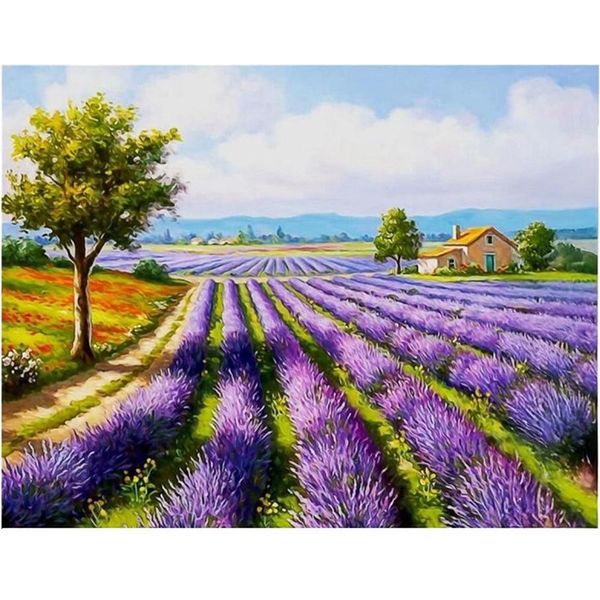 Vikpap W3718 - Pittura Numerica, Tela 40 × 30 Cm - Provenza-image
