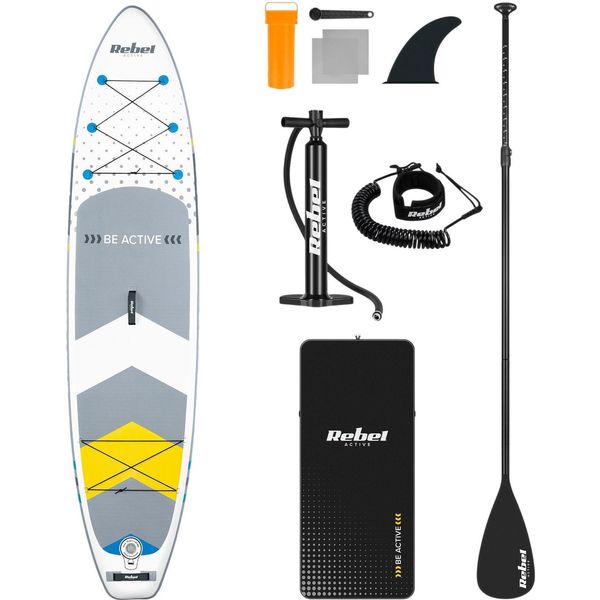 Tavola Da Paddle Sup Rebel Active RBA-4500WH, Bianco, 11'6" 350X81X15Cm"-image