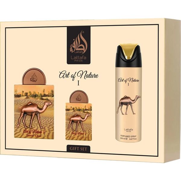 Zestaw Lattafa Art Of Nature I Edp 100Ml + Edp 20Ml + Deodorante 200Ml-image