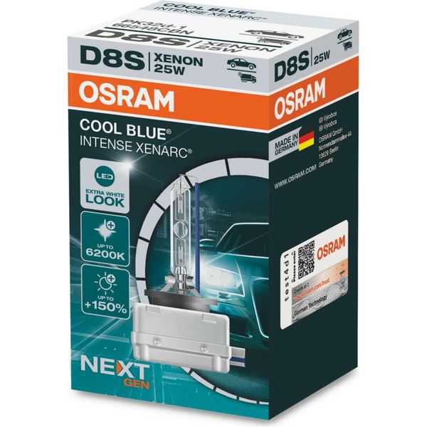 Osram Xenarc Cool Blue Intense Nextgen. D8S PK32D-1 12V+24V/25W (Confezione Da 1)-image