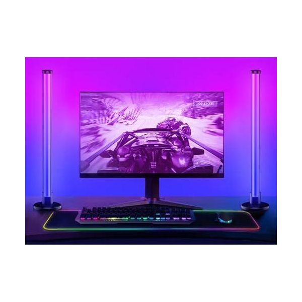 Elouycke Smart Led Barra Luminosa A Led, Set 2, Lampada Rgb, Retroilluminazione Tv, Controllo App Musica Sync Gioco, Film, Pc, Decorazione Della Stanza-image