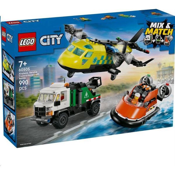 Lego City Kombinationsset Mit Flugzeug, Wartu-image