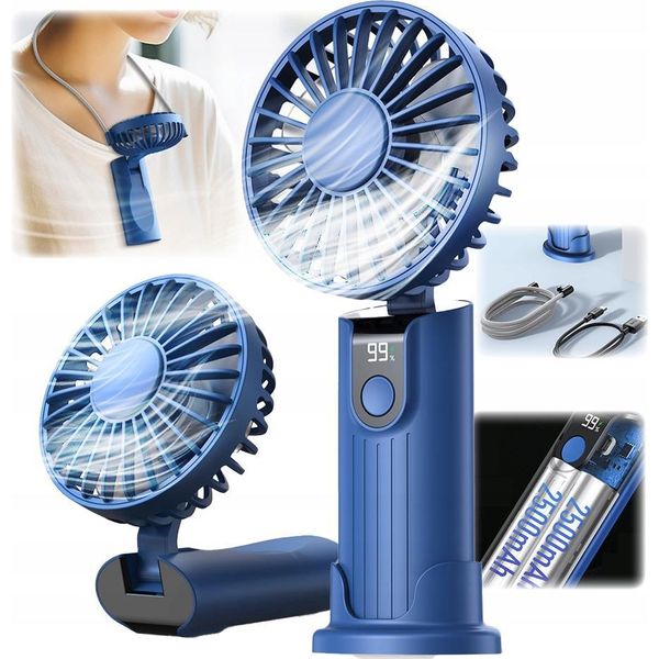 Ventilatore Usb Silenzioso Mini Ventilatore Da Tavolo Portatile 5000Mah Topk K38-image