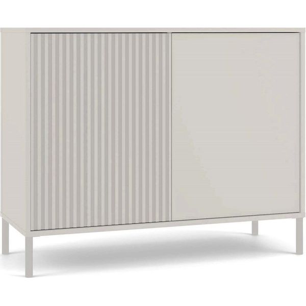 Armadio Kamaro 2D Con 2 Ante – Design Moderno Senza Maniglie | Colore: Cashmere | Dimensioni: 103,5 X 82,5 X 40 Cm-image