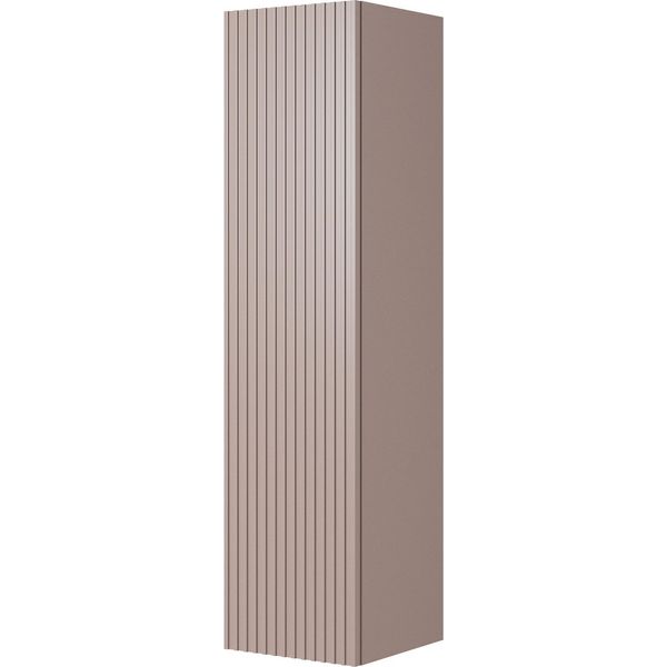Colonna Sospesa Nicole 140 Cm Con Frontale Scanalato - Mobili Da Bagno | Colore: Rosa Antico-image