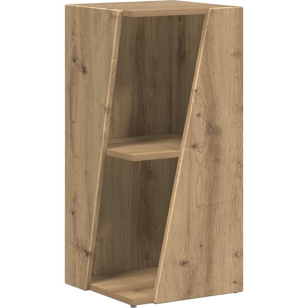 Syfax™ Mensola Laterale Rovere Artigianale 33 X 32 X 70,5 Cm-image