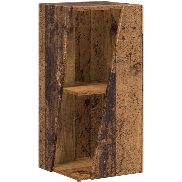 Vidaxl Scaffale Laterale Legno Vecchio 33 X 32 X 70,5 Cm Materiale Ligneo-image