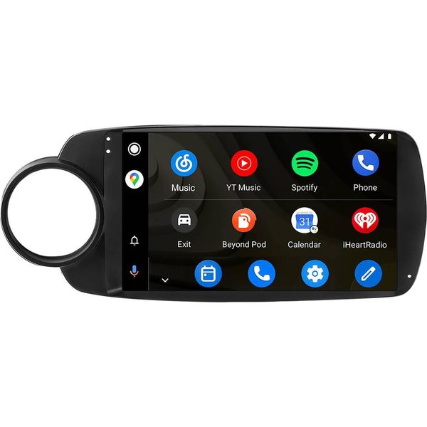 Autoradio Android Da 9 Pollici 128 Gb Per Toyota Yaris 2012-2017 Carplay Android Auto Navi Bluetooth Dab+ Telecamera Posteriore-image