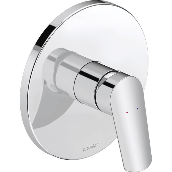Duravit No.1 Mitigeur Monocommandé Pour Douche, Encastré, Chrome Brillant, Consommateur 1, N14210010010, N14210010010-image