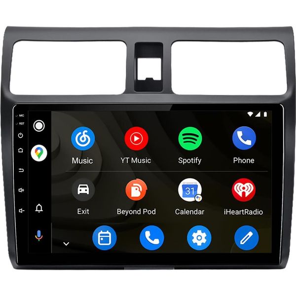 Autoradio Android Da 10 Pollici 128 Gb Per Suzuki Swift 2003-2010 Carplay Android Auto Navigatore Bluetooth Dab+ Telecamera Posteriore-image