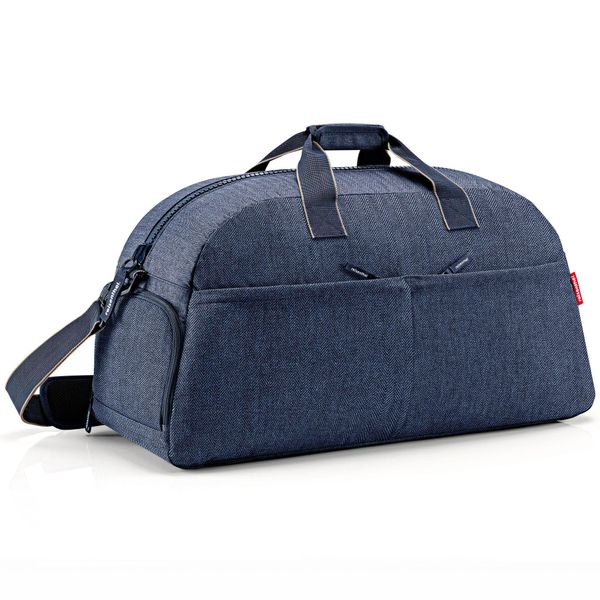 Reisenthel Borsa Da Viaggio Borsa A Tracolla Overnighter Plus Weekender Herringbone Dark Blue Blu Scuro-image