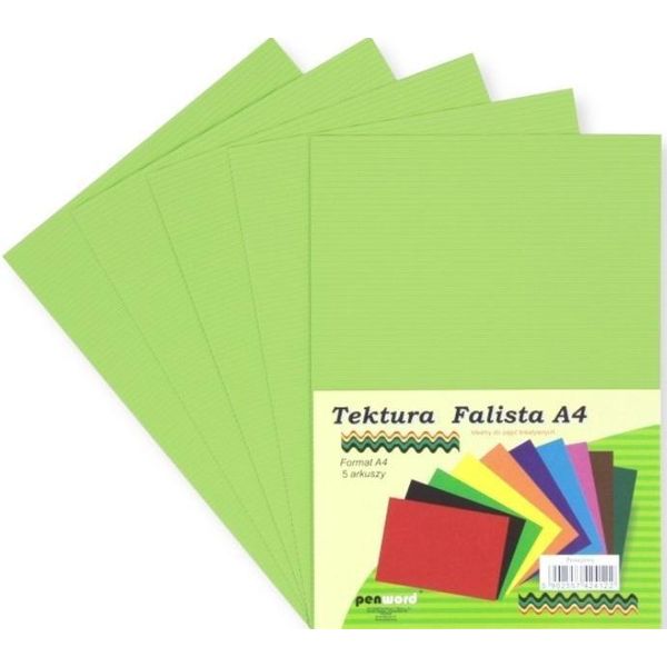 Cartone A4 Ondulato Pistacchio 5 Pz-image