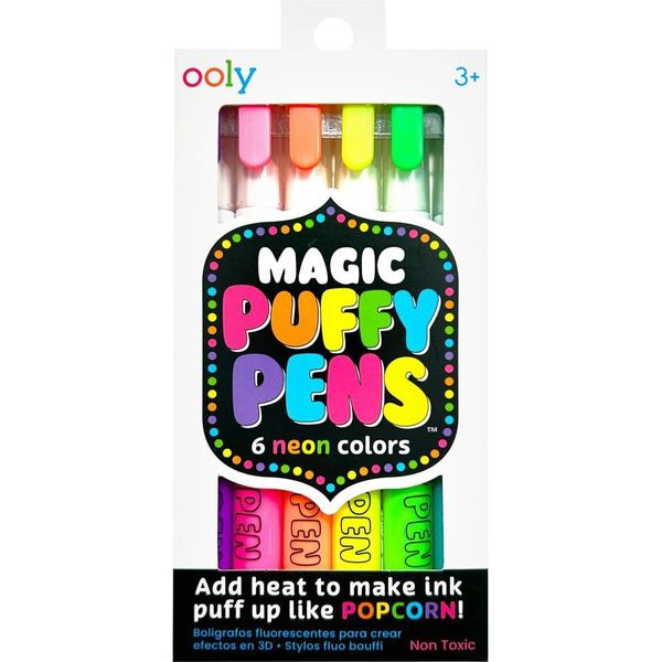 Penne Al Neon Ooly - Set Di Penne Magiche 3D Per Bambini-image