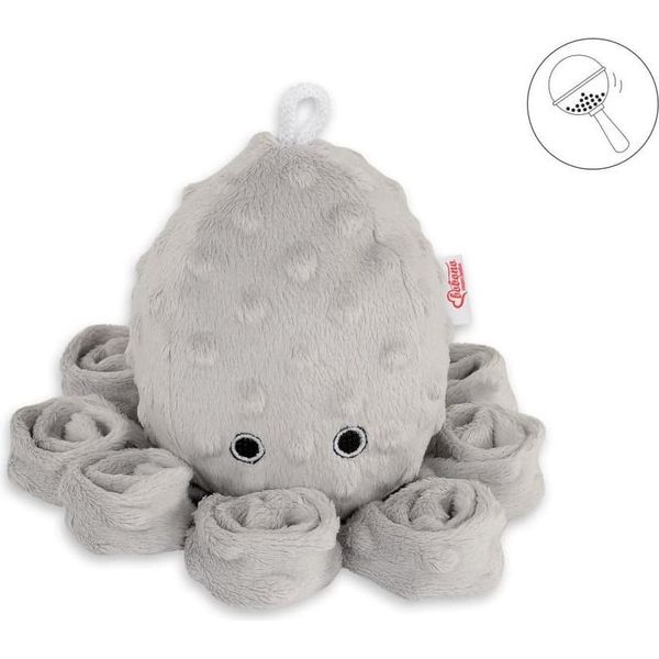 Polipo Coccoloso - Sonaglio Per Bambini - Morbidissimo Pile Minky-image