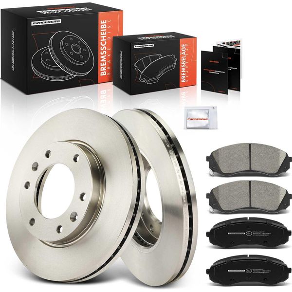 Frankberg 2X Dischi Freno 4X Pastiglie Freno Asse Anteriore Per Hyundai H-1 Cargo Tq H-1 Travel 2.4L 2.5L Anno Dal 2008-image
