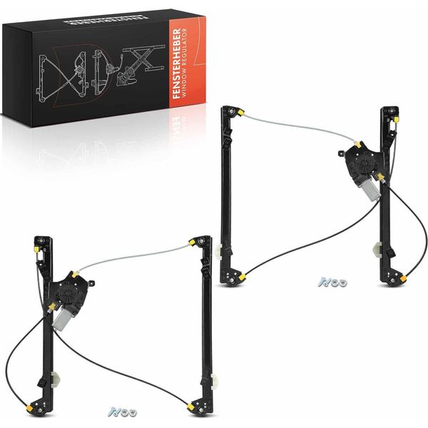 Frankberg 2X Regolatore Finestrino Anteriore Sinistro Destro Per Renault Kangoo Be Bop KW0/1-image