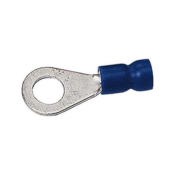 Connettore Ad Anello Connettore A Crimpare Isolato Sezione: 1,5 - 2,5 Mm², Foro Per Occhiello: 6,5 Mm / M6, Blu (Hella) Venduto Solo In Confezioni Da 100, Prezzo Per 100 Unità-image