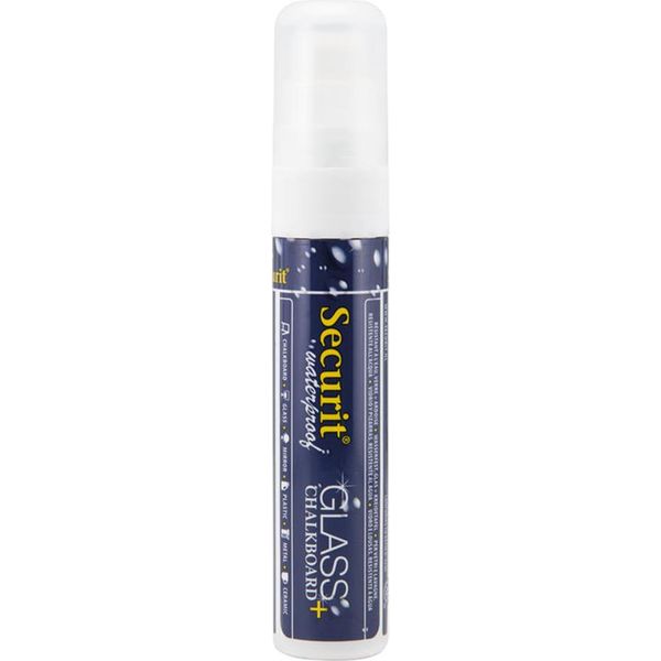 Securit SMA820-WT Marcatore A Gesso Securit Impermeabile Grande, Bianco-image