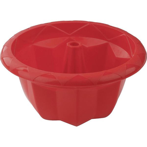 Dr. Oetker Mini Tortiera Ø 18 Cm Flexxibel Love, Tortiera Per Bundt Cake In Silicone, Tortiera Per Creazioni Di Grande Effetto, Tortiera In Silicone Di Alta Qualità, Tortiera Versatile (Colore: Rosso)-image