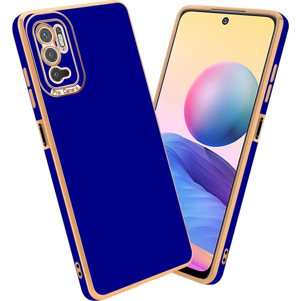 Cadorabo Custodia Per Xiaomi Redmi Note 10 5G / Poco M3 Pro 5G Custodia Protettiva In Blu Custodia Per Cellulare Custodia Cover Tpu-image