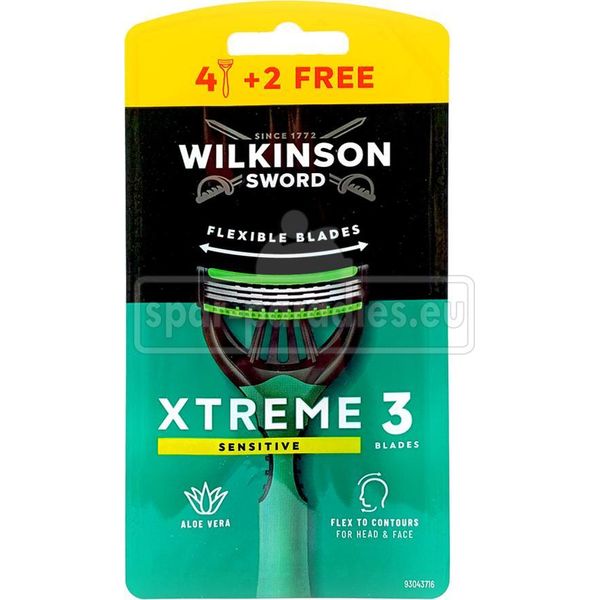 Rasoi Monouso Wilkinson Sword Xtreme 3 Sensitive Per Uomo-image
