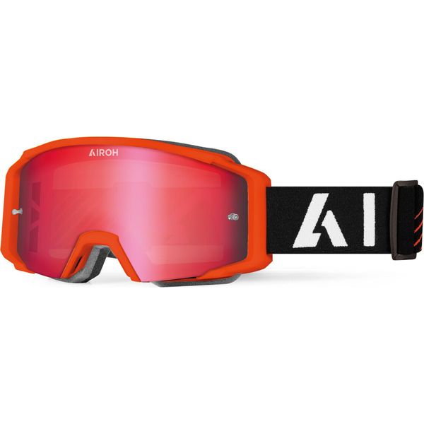 Maschera Occhiali Motocross Airoh Google Blast XR1 Arancio Opaco-image