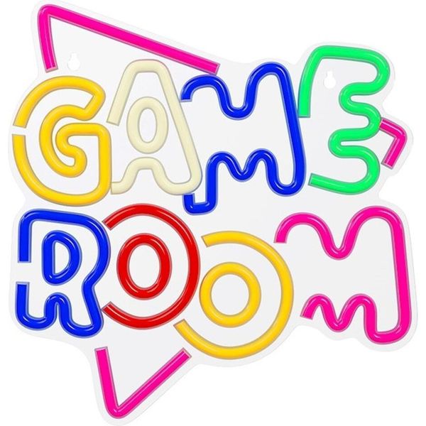 Forever Light Night Light Neon Plexi Led Game Room Insegna Illuminata Insegna A Led Multicolore Per Il Giocatore - Una Decorazione Da Parete Per La Stanza.-image