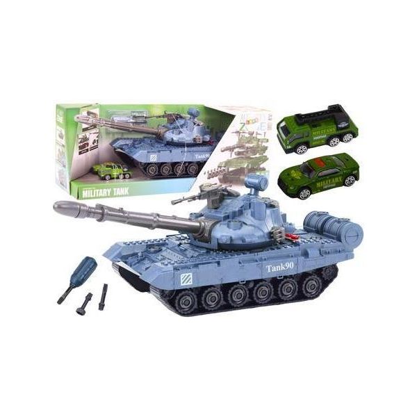 Carro Armato Militare Fai Da Te Per Lo Smantellamento Del Suono Blu-image