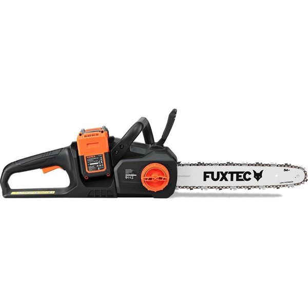 Fuxtec Motosega A Batteria 2X20V FX-E2KS Solo Lunghezza Di Taglio 35 Cm, 4,2 Kg, Velocità Della Catena 15 M/S, Senza Batteria Né Caricatore-image