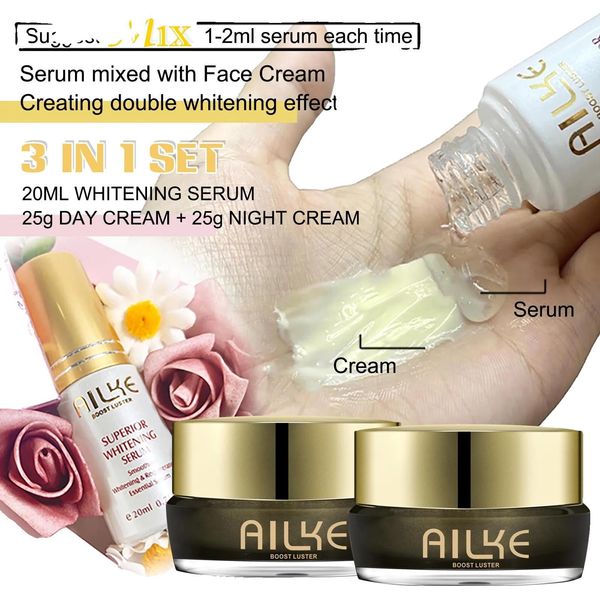 Crema Viso Illuminante, Antiossidante, Riduzione Delle Macchie Scure, Antietà, Crema E Siero-image