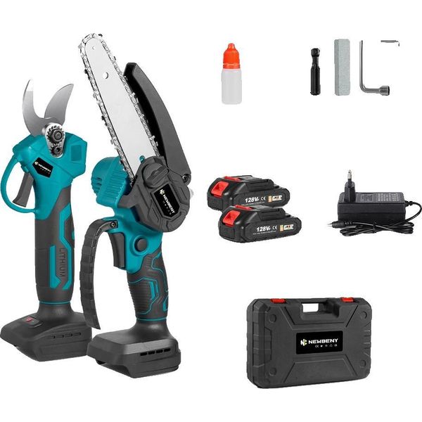 Potatore Elettrico Da Giardino, Motore Brushless, Design Ergonomico, Set Di Batterie 2X-image