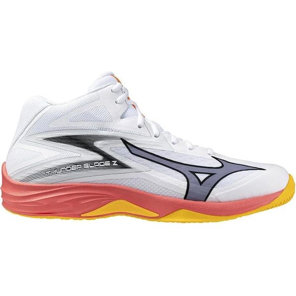 Mizuno Thunder Blade Z Mid - Bianco/Fiery Coral 2/Citrus, GrößE:7.5-image