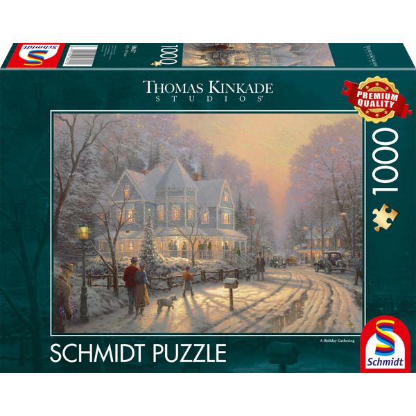 Schmidt Spiele Gmbh Pu1000T.Kinkade Giorni Di Natale Festivi Altro-image