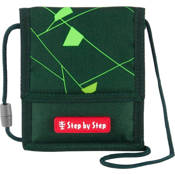 Step By Step Borsello Da Collo Neck Pouch Dino Night Tyro Verde Scuro-image