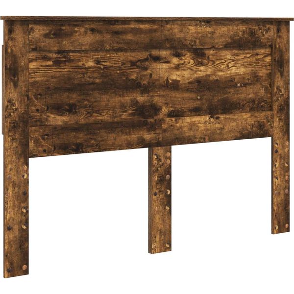 Vidaxl Testiera Con Testata In Rovere Fumé 160 Cm Materiale A Base Di Legno-image