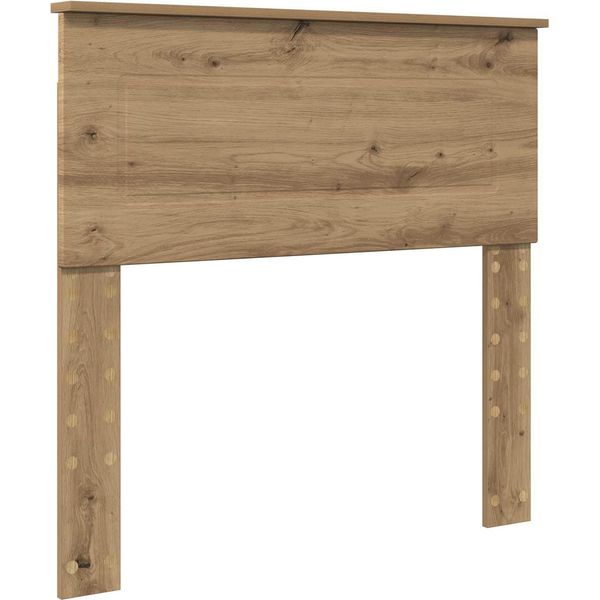 Vidaxl Testiera Con Testata Rovere Artisan 75 Cm Materiale A Base Di Legno-image