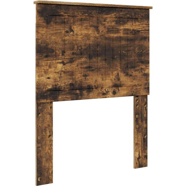 Vidaxl Testiera Con Testata In Rovere Fumé 75 Cm Materiale A Base Di Legno-image