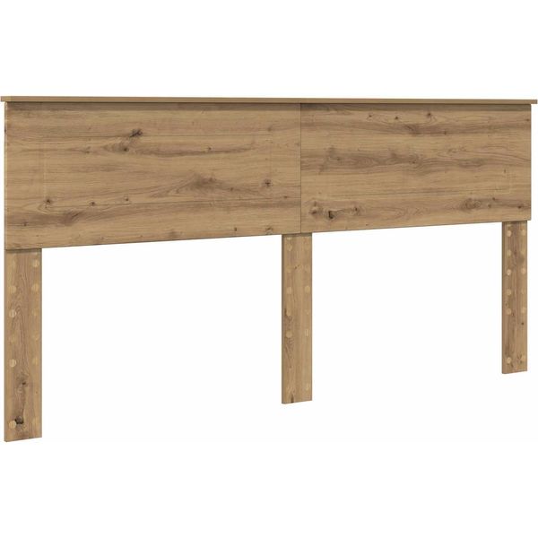 Vidaxl Testiera Con Testata In Rovere Artisan 200 Cm Materiale A Base Di Legno-image